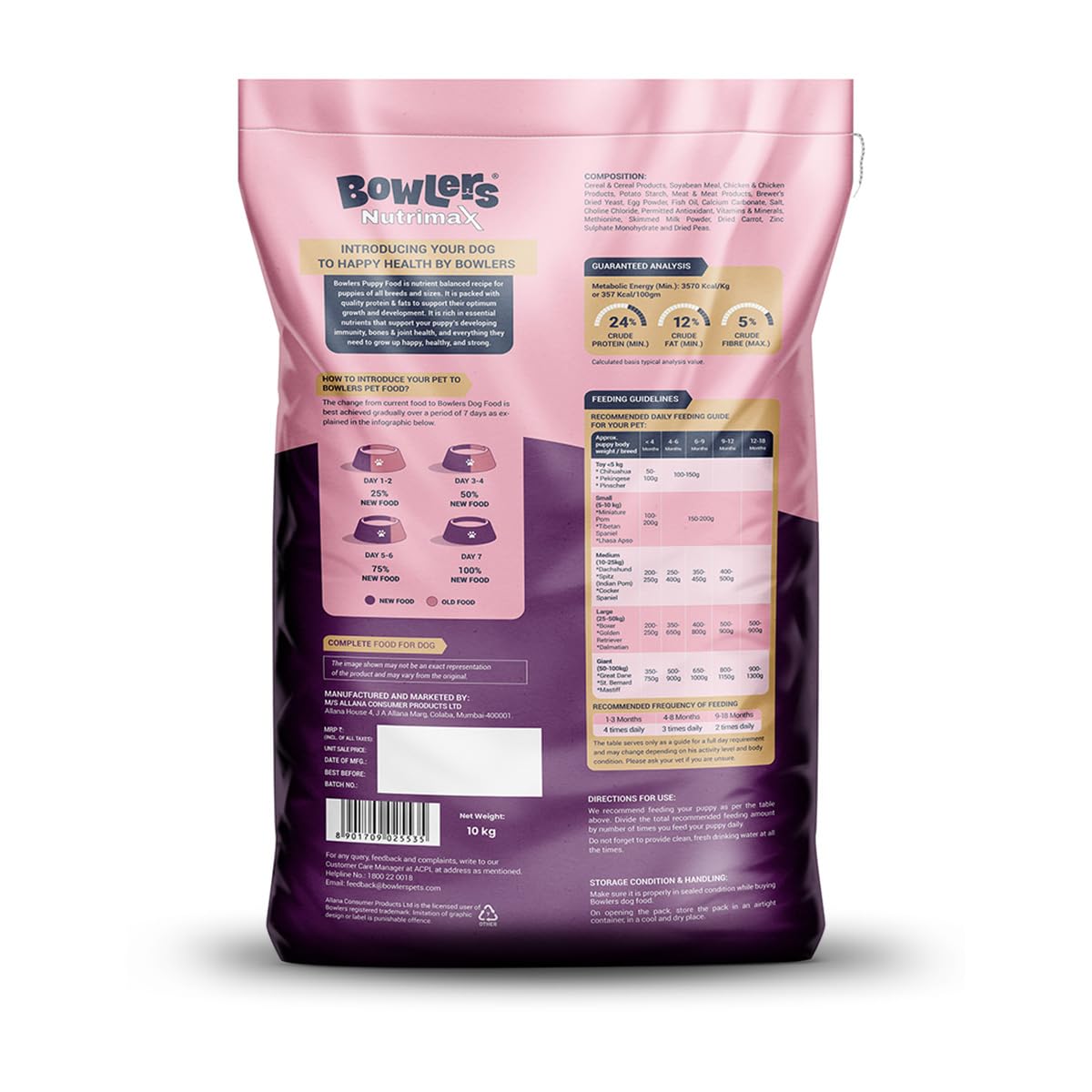 Nutrimax Puppy Chicken and Milk: Natural Growth Formula