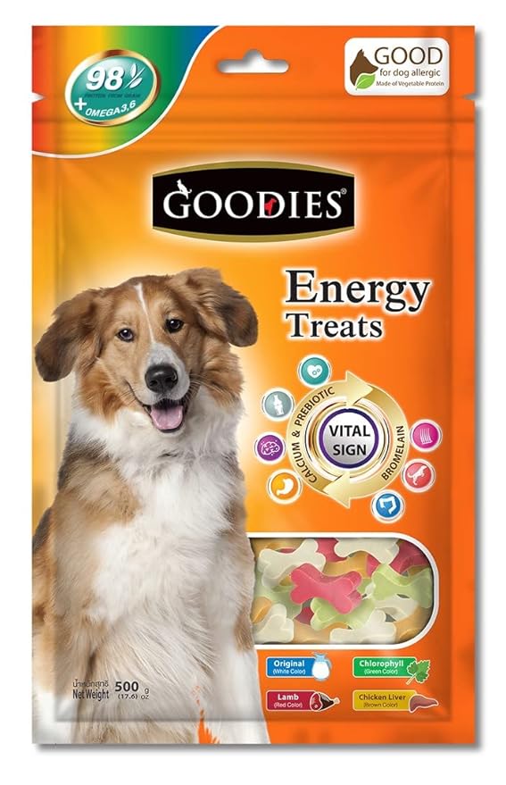Goodies All in one Energy Treats Cut Bone - 500 GM, All Life Stages, dogs