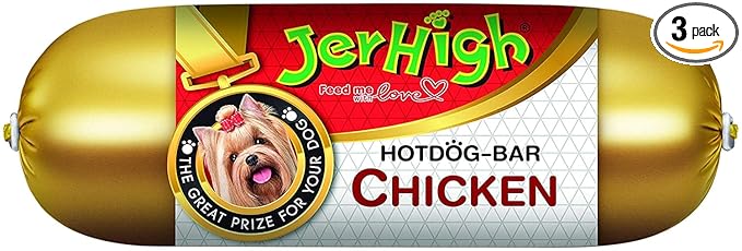 JerHigh Hot Dog Chicken, 150 g (Pack of 3)