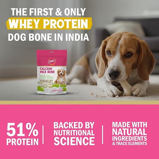 GNAWLERS All Life Stages Calcium 30 in 1 Milk Bones Dog Treats, 270 g