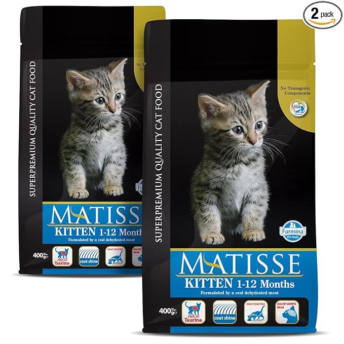 FARMINA PET FOODS Matisse Kitten Cat Dry Pet Food (Pack Of 2, Each 400Gms)