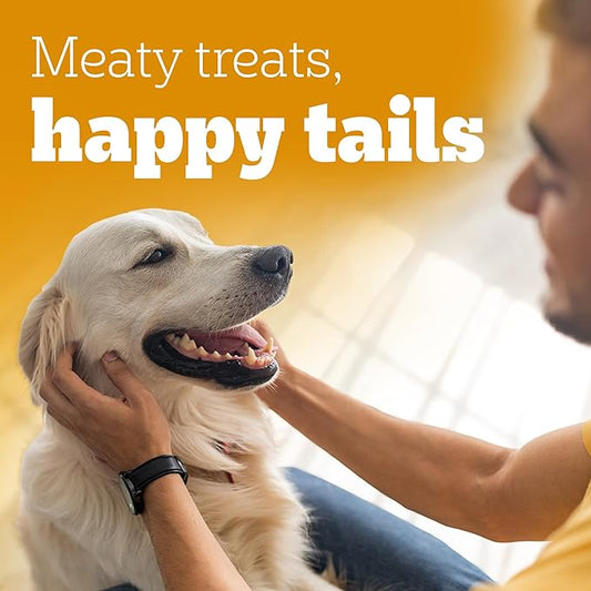 Pedigree® Tasty Jerky™ Dog Treat, Grilled Liver Flavour, 70 g, Jerky-Style Treats for Bonding, Low-Fat and Rich-Protein* Dog Treats