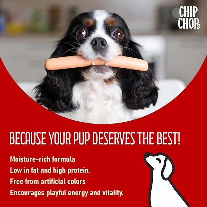 Chip Chops Dog Treat Chicken Sausage,No Artificial Flavors Added, (Pack of 4) - 240g
