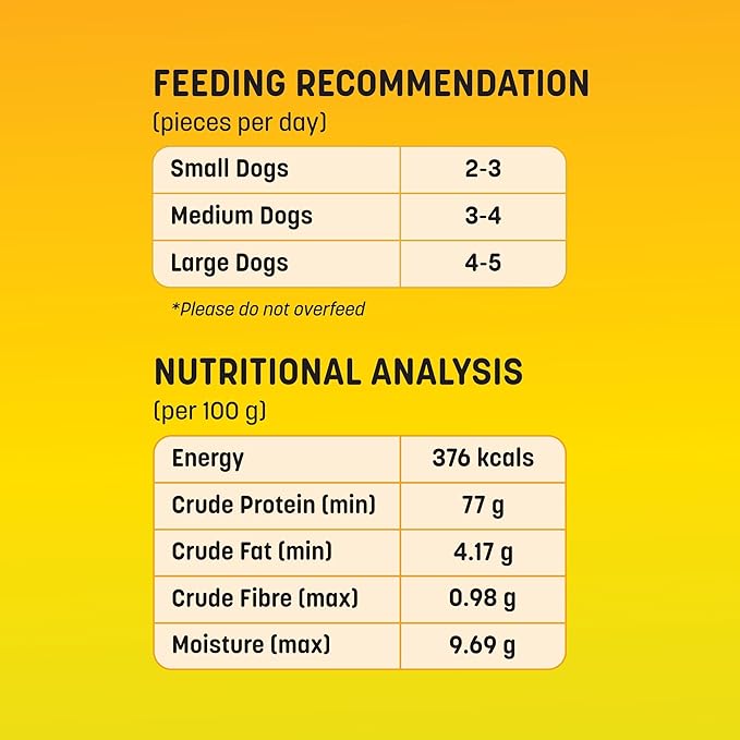 HUFT Sara's Doggie Treats – Mango Chicken Jerky 70 g | 100% Natural, Farm-Fresh Ingredients | No Preservatives or Artificial Colors | Healthy, High-Protein Treat for All Dog Breeds