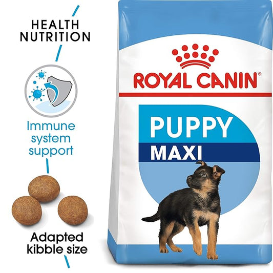 Royal Canin Maxi Puppy Food, 10 Kg, Dry Food, Supports Immune System & digestive health, Provides Long growth, moderate energy