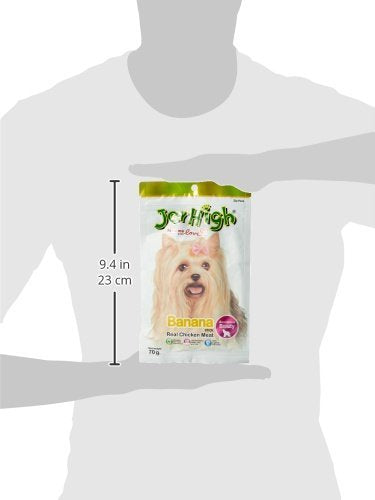 JerHigh Chicken Strawberry Dog Treat, 70 g (Pack of 2)