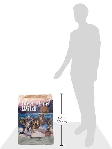 Taste of the Wild Dry Dog Food Wetlands Canine (Wild Fowl) 12.2-Kg, All Life Stages