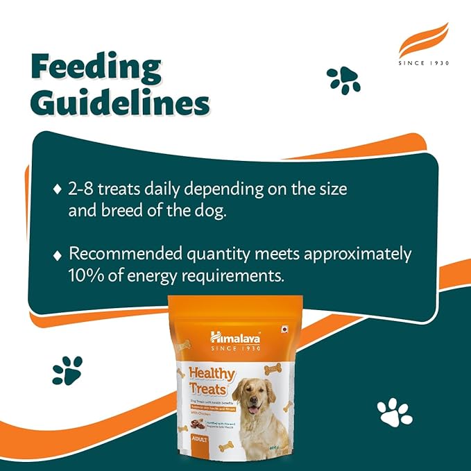 Himalaya Healthy Dog Biscuit Treats for Adult Dog with Chicken, 900g I Improves Skin Health I Active Life | Training & Rewards