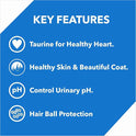 Drools Adult 7kg Dry Cat Food with 5kg Cat Litter Free | Tuna & Salmon Flavour | Taurine for Healthy Heart | Healthy Skin & Beautiful Coat | Control Urinary pH | Hair Ball Protection