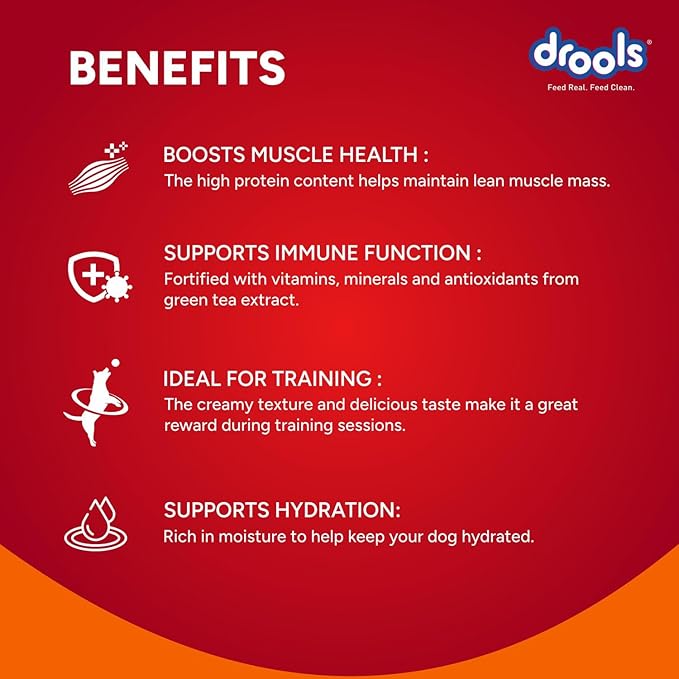 Drools Dog Treats, Creamy Chicken & Carrot 5 Sticks Tasty & Nutritious Snack for All Breeds, (15g x5),75g, All Life Stages