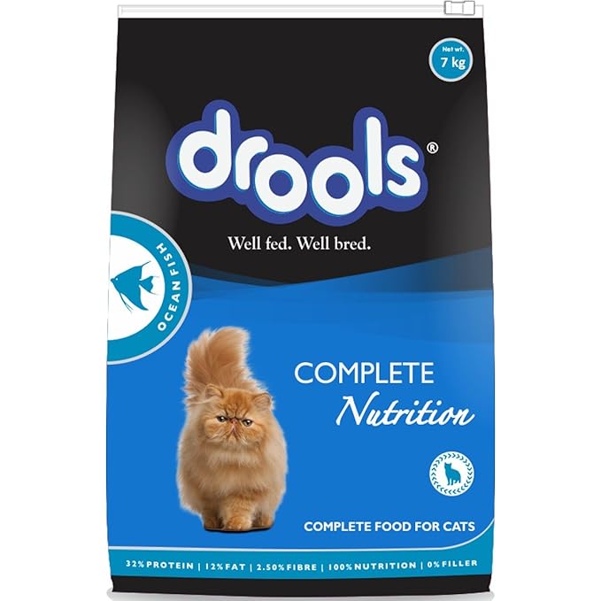 Drools Ocean Fish Adult Cat Food Raw, 7Kg