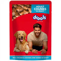 Drools Adult Wet Dog Food 2.25kg (150g x 15) Pack of 15 | Real Chicken and Chicken Liver Chunks in Gravy | Better Digestibility & Health | Healthy Skin & Coat | Maintains Joint Health