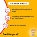 Pedigree Puppy Wet Dog Food, Chicken Chunks In Gravy, 5 Pouches (5 X 80G), 1 Count
