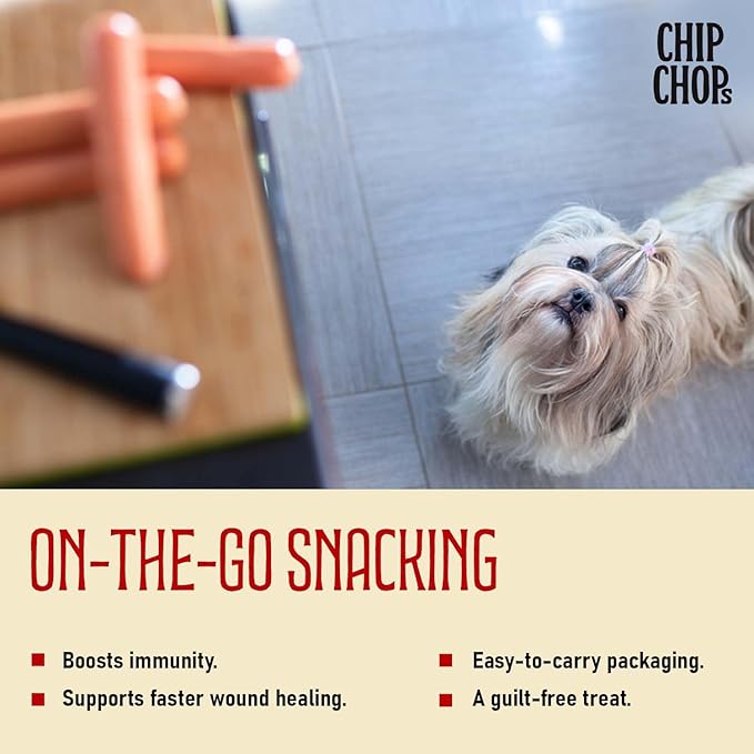 Chip Chops Dog Treat Chicken Sausage,No Artificial Flavors Added, (Pack of 4) - 240g