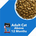Drools Adult 7kg Dry Cat Food with 5kg Cat Litter Free | Tuna & Salmon Flavour | Taurine for Healthy Heart | Healthy Skin & Beautiful Coat | Control Urinary pH | Hair Ball Protection