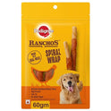 Pedigree Wet Food for Adult Dogs, Grilled Liver Chunks Flavour in Gravy with Vegetables, 30 Pouches (30 X 70 G)& RANCHOS Spiral Wrap Treats for Dog, Chicken & Smoky Lamb Flavour, 60 G
