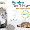 Petaholic Cat Litter (Pack of 2) New Restored Active Carbon for Super Quick Cleaning | Bentonite Clumping Cat Litter with Ultra Odor Control | Safe for Multiple Cats & Kittens (10L + 10L)