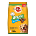 Pedigree Wet Food for Adult Dogs, Grilled Liver Chunks Flavour in Gravy with Vegetables, 30 Pouches (30 X 70 g)&Pedigree Biscrok Biscuit Treats for Dogs (Above 4 Months), Chicken Flavour, 500g Pack