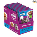 Whiskas Adult (1+ year) Wet Cat Food Food, Tuna in Jelly, 12 Pouches (12 x 85g)