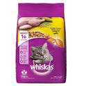 Whiskas Adult (+1 year) Dry Cat Food , Chicken Flavour, 1.2kg Pack
