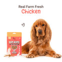 HUFT Yum Nums Soft & Chewy Sticks - Real Chicken | Dog Training Treats | Healthy Dog Snacks | Dog Treats for Puppies & Adults | Pet Chews & Tasty Rewards - 75gm