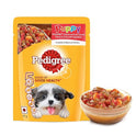 Pedigree PRO Expert Nutrition Large Breed Puppy (3-18 Months), Dry Dog Food, Chicken, 3kg Pack & Puppy Wet Dog Food, Chicken and Liver Chunks Flavour in Gravy with Vegetables, 70g Pouch
