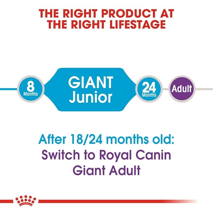 Royal Canin Giant Junior Dog Food, 3.5 Kg, Dry Food, Supports Immune System & Muscle Mass Development
