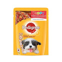 Pedigree PRO Expert Nutrition Large Breed Puppy (3-18 Months), Dry Dog Food, Chicken, 3kg Pack & Puppy Wet Dog Food, Chicken and Liver Chunks Flavour in Gravy with Vegetables, 70g Pouch