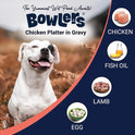 Bowlers Adult Wet Dog Food | Lamb in Gravy |80 GMS (Pack of 48)| Gluten Free | Supports Hydration | Smooth Digestion & Healthy Coat