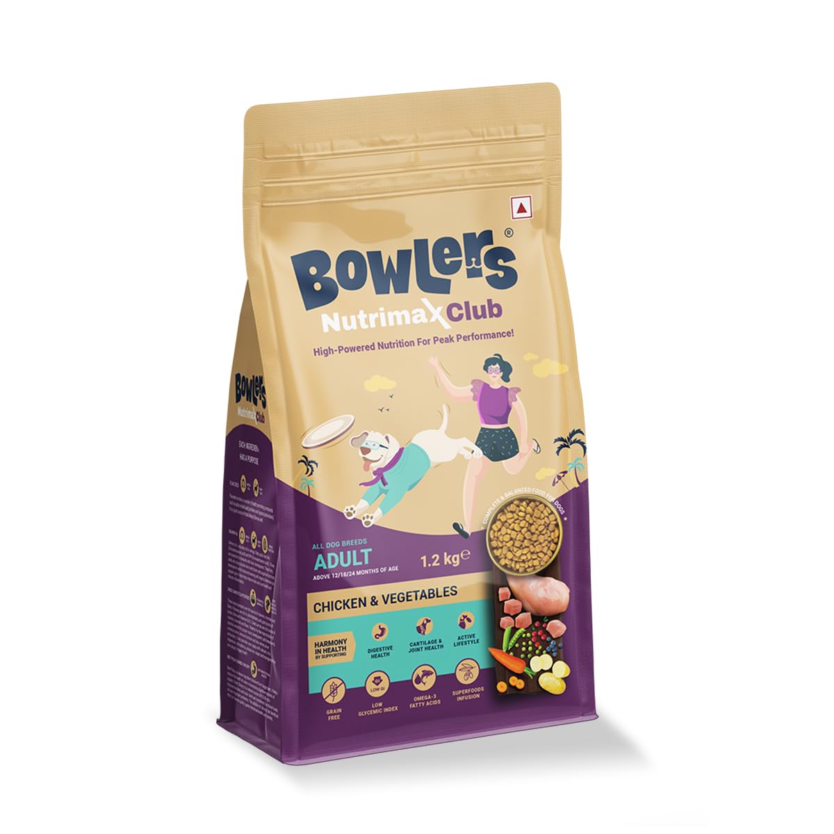 Bowlers Nutrimax Club Adult Dry Dog Food: Grain-Free Wellness Formula