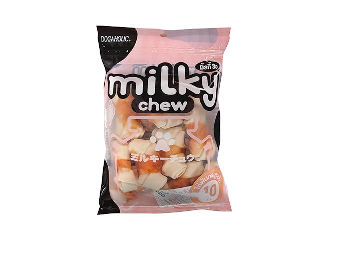 Milky Chew Chicken & Milk Flavored Dog Treats | High-Protein Bone Style Snacks | Healthy Training Treats for All Dog Breeds