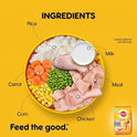 Pedigree Puppy Dry Dog Food, Meat & Milk, 20kg Pack & Puppy Wet Dog Food, Chicken Chunks in Gravy, 70 g (Pack of 30)
