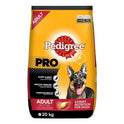 Pedigree PRO Expert Nutrition Dry Food (18 Months Onwards), 20kg Pack& Wet Food for Adult Dogs, 30 Pouches (30 X 70 g)