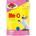 Me-O Pouch Kitten Wet Food Tuna in Jelly 80 G, (Pack of 12, 960g)