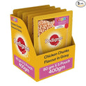 Pedigree Puppy Wet Dog Food, Chicken Chunks In Gravy, 5 Pouches (5 X 80G), 1 Count