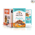 Kennel Kitchen Supreme Cuts in Gravy, Fish Recipe with Pumpkin, 130g (Pack of 12) Wet Dog Food for Adult and Puppy