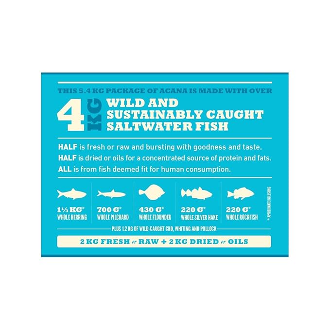 Acana Pacifica Cat, Grain Free Dry Cat Food for All Life Stages, 4.5 Kg