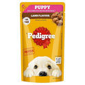 Pedigree Puppy Wet Dog Food, Lamb Flavour Chunks in Gravy, 130 g, Complete & Balanced Meal for Puppies