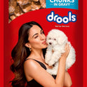 Drools Puppy Wet Dog Food 10 Pouches + 2 Pouches Free (12 x 60g) | Real Chicken and Chicken Liver Chunks in Gravy | Healthy Skin and Coat | Maintains Joint Health | Better Digestibility and Health