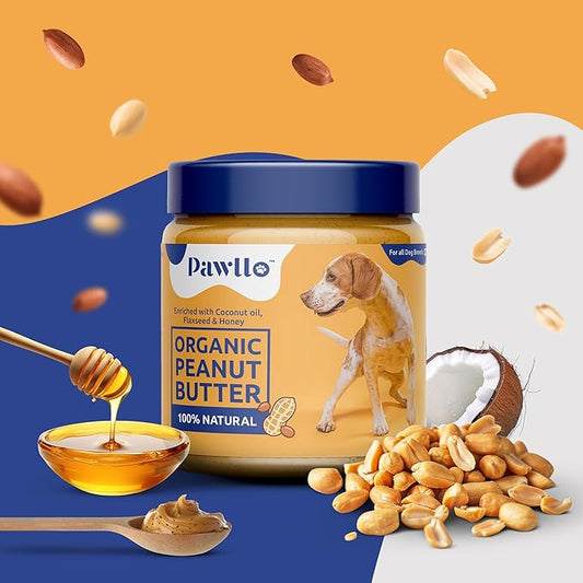 Peanut Butter for Dogs 250gm Eack Pack 2 | All-Natural, xylitol-Free | Protein-Rich Treat with Zero preservatives |Perfect for Training, Grooming, Rewards & Snacking | Safe for All Breeds