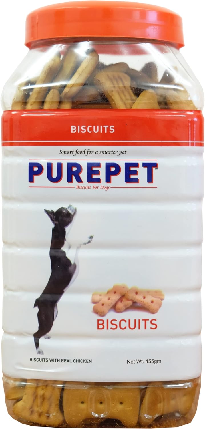 PurePet Biscuit with Real Chicken Dog Treat