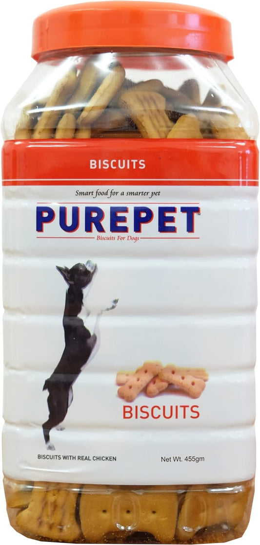 PurePet Biscuit with Real Chicken Dog Treat