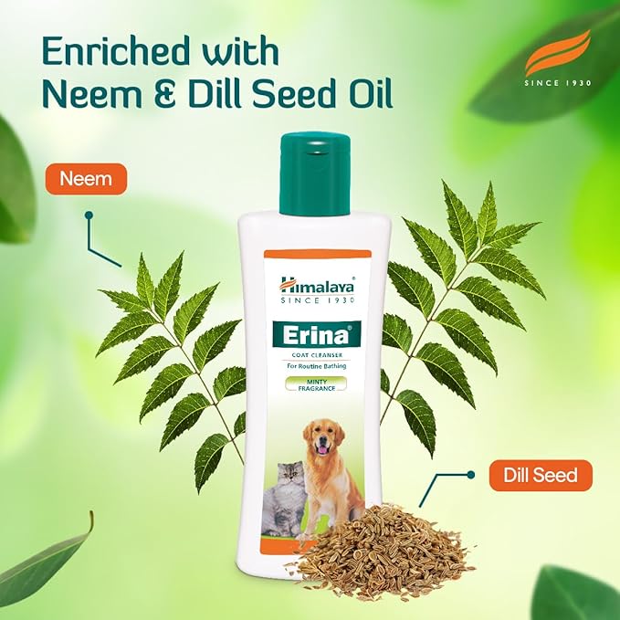 Himalaya Healthy Cat Food | Mother and Kitten | Ocean Fish | 1.2 Kg & Himalaya Erina Coat Cleanser to Reduces Hairfall 200ml