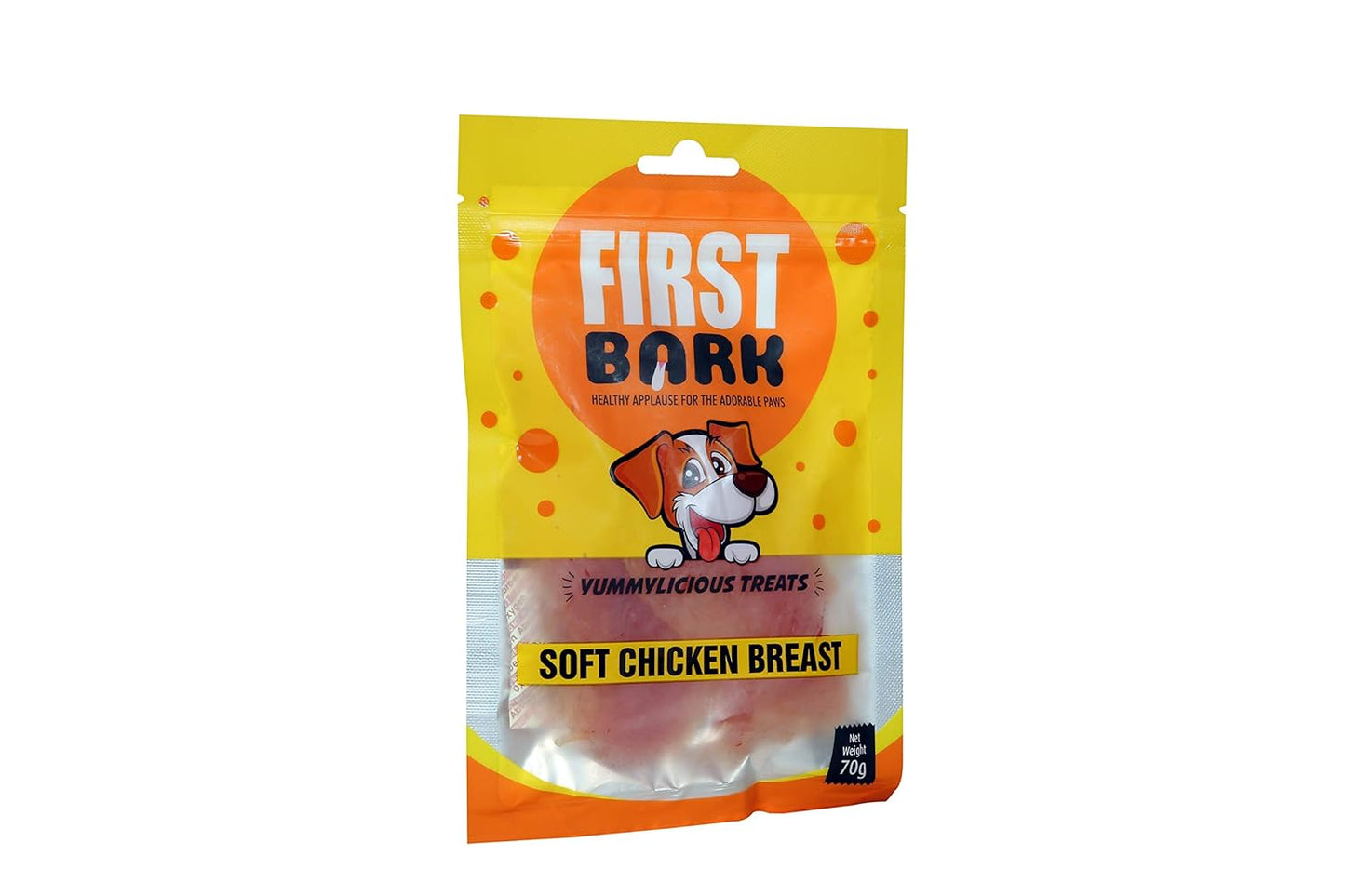Dog Treats for Adult Dog & Puppy – Snack Delights Chicken Jerky for Dogs, Small Dogs & Shih Tzu | Dog Snacks & Puppy Treats – Soft Chicken Breast (70g) x3