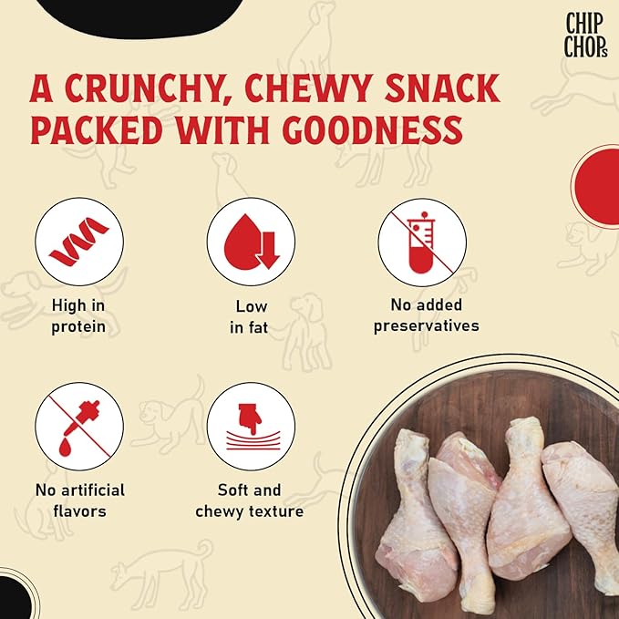 Chip Chops Dog Treat,Highly Nutritional & Digestible, Suitable for All Dog Breeds, Easy to Digest, No Artificial Flavors Added (Sushi Rolls 250g)