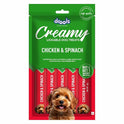 Drools Dog Treats, Creamy Chicken & Spinach 5 Sticks Tasty & Nutritious Snack for All Breeds, (15g x5),75g, All Life Stages