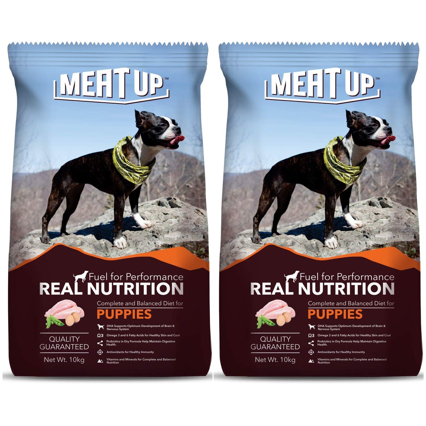 MEAT UP Puppy Dry Dog Food (Chicken Flavor) - 20 kg Pack