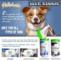 Orignal Petaholic Pet Wipe for Dog,Cat & Pets/Pet Grooming/Dry Bath Dog Wipes/Cat Wipes/Enriched with Aloe Vera Natural Extracts Scent | 100 Wet Wipes for Dogs & Cats (Pack of 1)