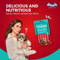 Drools Dog Treats, Creamy Chicken & Pumpkin, Tasty & Nutritious Snack for All Breeds, (15g x5),75g, All Life Stages