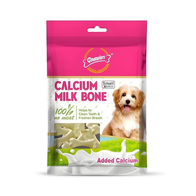 GNAWLERS All Life Stages Calcium 30 in 1 Milk Bones Dog Treats, 270 g